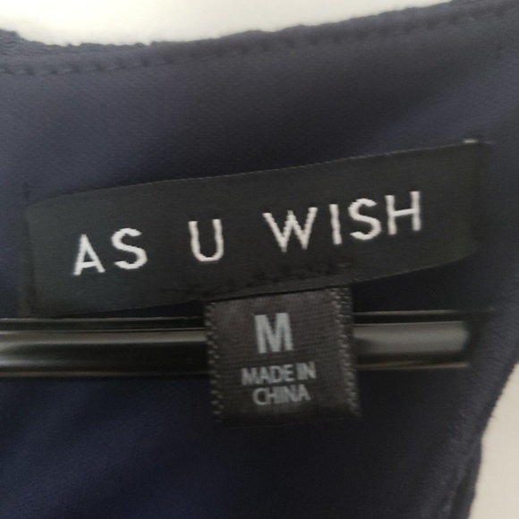 AS U WISH NAVY MAXI SUNDRESS - Picture 4 of 5